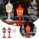 Farol Navideño Nieve Con Luces Y Sonido - Imagen 3