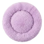 Cama Mascota Lila Invierno Peluda Nido