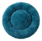 Cama Mascotas Turquesa Invierno Peluda Nido
