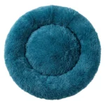 Cama Mascotas Turquesa Invierno Peluda Nido