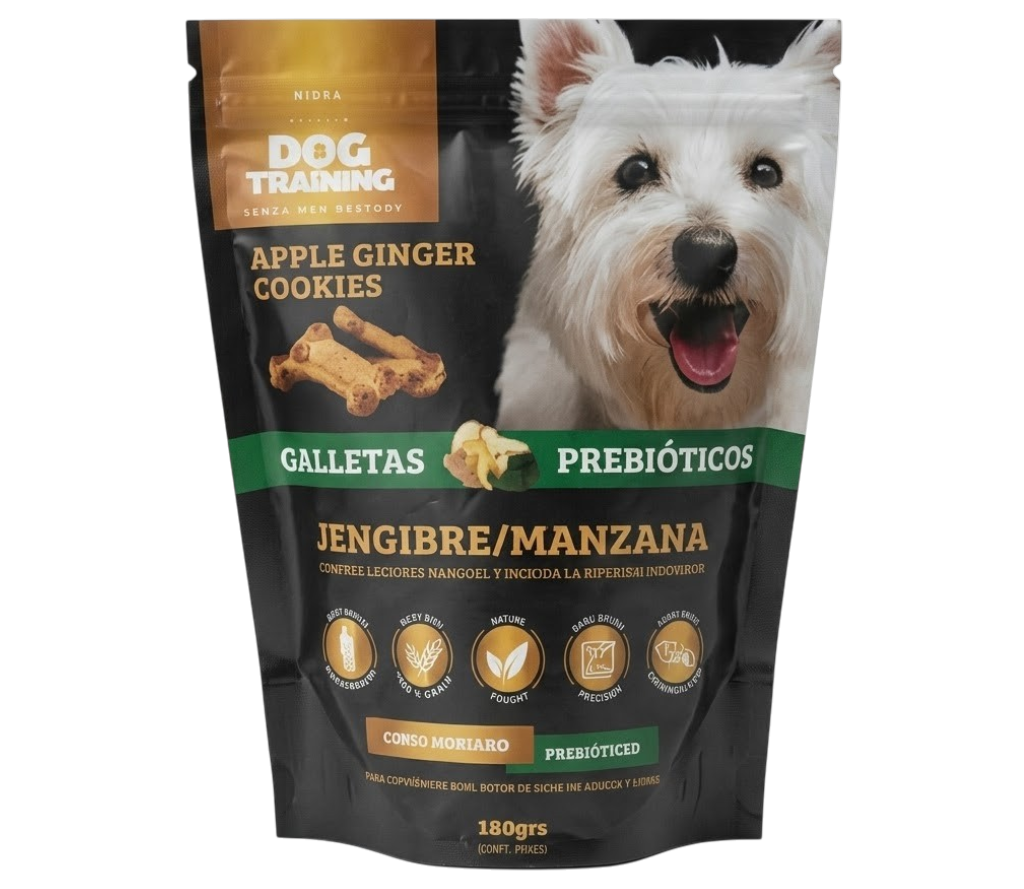 unnamed (46) Galletas Perro Jengibre/Manzana Snack - Imagen 1