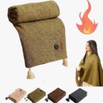 Manta Térmica Usb Portátil Abrigadora Suave Invierno Tipo Poncho
