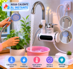 Grifo Eléctrico Instantáneo Ducha Flexible - Imagen 4