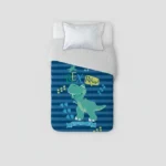 Manta Sherpa Infantil Dinosaurio Rex plaza 1.5 - Imagen 5