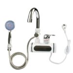Grifo Eléctrico Instantáneo Ducha Flexible