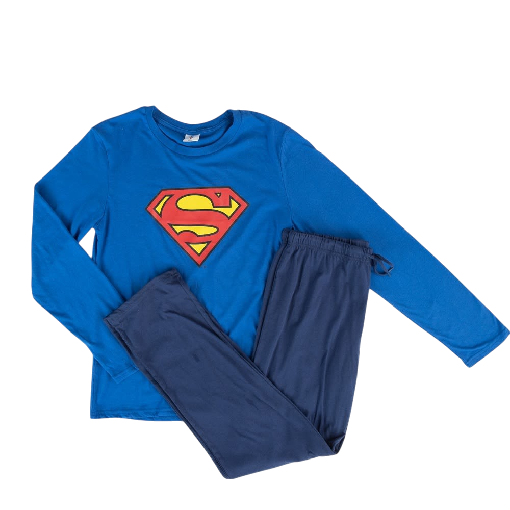 WhatsApp Image 2026-05-12 at 13.47.49 (1) Pijama Superman Hombre Adulto 2P Manga Larga - Imagen 1