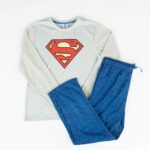 Pijama Superman Hombre Adulto 2P Manga Larga - Imagen 4