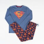 Pijama Superman Hombre Adulto 2P Manga Larga - Imagen 3
