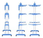 Tendedero Vertical Plegable 3 Ruedas - Imagen 3