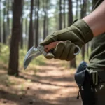 Cuchillo Karambit Táctico Con Funda De Seguridad - Imagen 2