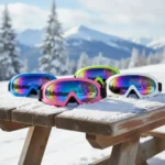 Antiparras Multiuso Con Lente Espejado Nieve - Imagen 5