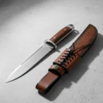 Cuchillo Táctico Con Funda Grabada Outdoor - Imagen 2