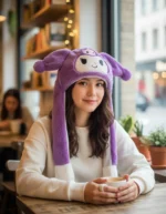 Gorro Kuromi Con Orejitas Largas - Imagen 4