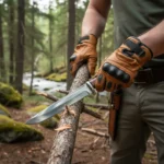 Cuchillo Táctico Con Funda Grabada Outdoor - Imagen 5