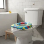 Asiento Reductor de Inodoro Infantil con Asas Dinosaurios - Imagen 2