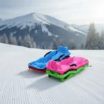 Trineo Deslizador Para Nieve Con Respaldo - Imagen 4