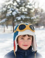 Gorro Aviador Infantil Invierno Forro - Imagen 3