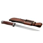 Cuchillo Táctico Con Funda Grabada Outdoor