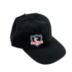 Gorra Colo Colo Negra Con Escudo Bordado