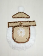 Traje Rapa Nui Niño Blanco Disfraz Pascuense - Imagen 2