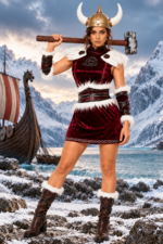 Disfraz Mujer Vikinga Guerrera - Imagen 3