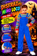 Disfraz  Chucky Halloween Infantil - Imagen 2