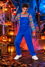 Disfraz Chucky Adulto Halloween Completo - Imagen 4