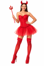 Disfraz Diablita Roja Mujer Halloween - Imagen 3