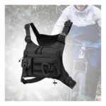 Bolso Táctico de Pecho Multifuncional Negro - Imagen 4