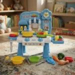 Cocinita Infantil de Juguete con Ollas y Accesorios - Imagen 3
