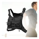 Bolso Táctico de Pecho Multifuncional Negro - Imagen 2