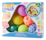 Set 6 Pelotas Sensoriales Texturizadas Bebés - Imagen 7