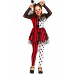 Disfraz Payasa Rayas Niña Halloween