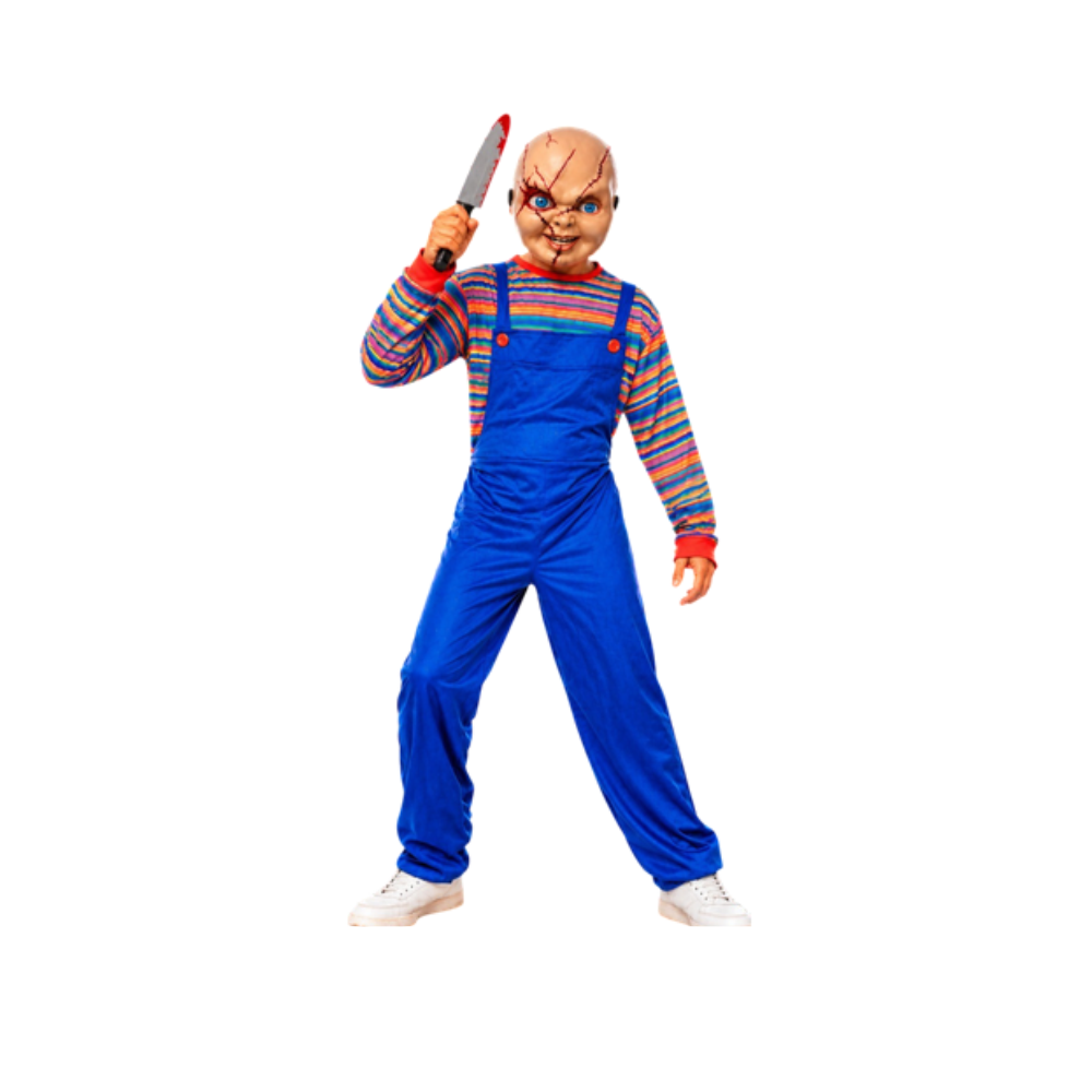 Diseño sin título - 2026-10-24T132042.394 Disfraz Chucky Adulto Halloween Completo - Imagen 1