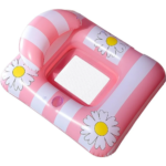 Colchoneta Inflable Rosada Para Piscina
