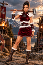 Disfraz Mujer Vikinga Guerrera - Imagen 4