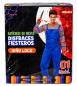 Disfraz Chucky Adulto Halloween Completo - Imagen 5