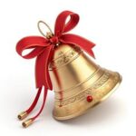 Campana Navideña Dorada Árbol Navidad - Imagen 2